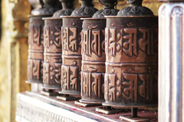 Nepal Prayer Wheels